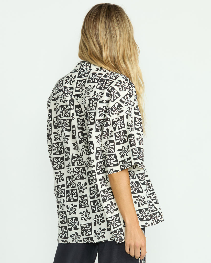 Billabong Beach Side S/S Shirt-Black Sands