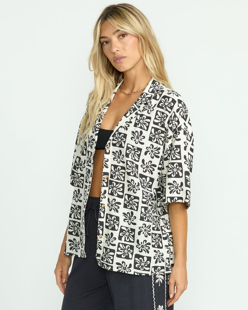 Billabong Beach Side S/S Shirt-Black Sands