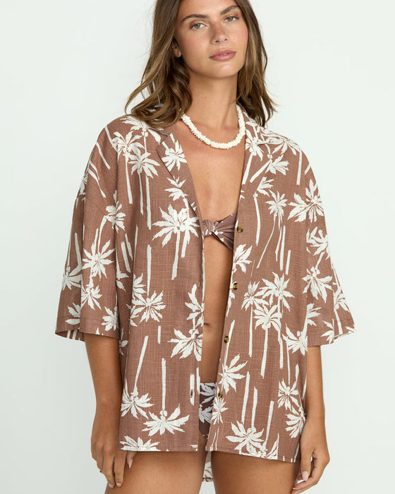 Billabong Beach Side S/S Shirt-Nutmeg