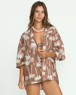 Billabong Beach Side S/S Shirt-Nutmeg