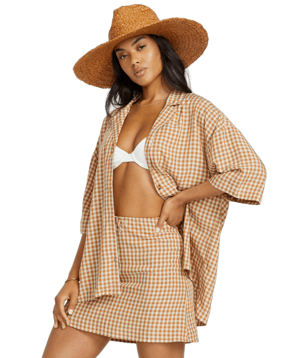 Billabong Beach Side YD Woven Shirt-Doeskin