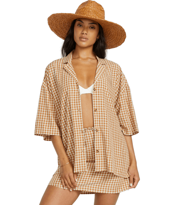 Billabong Beach Side YD Woven Shirt-Doeskin