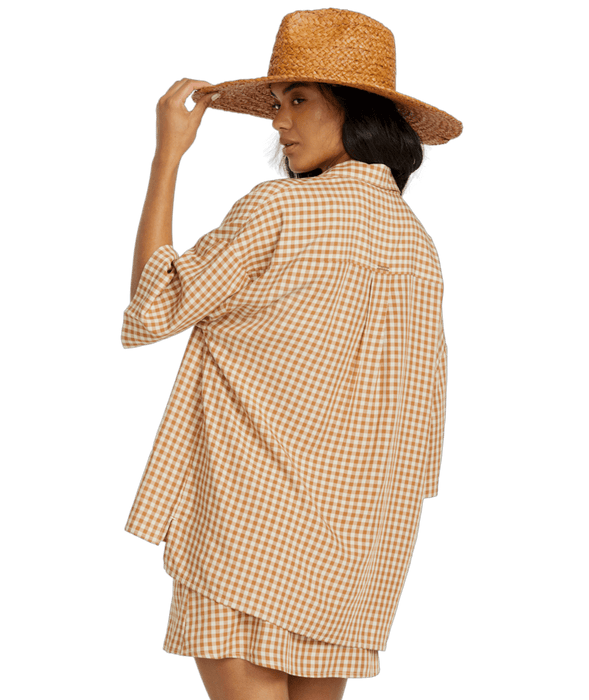 Billabong Beach Side YD Woven Shirt-Doeskin