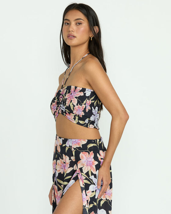 Billabong Summer Sunshine Tank-Black Multi