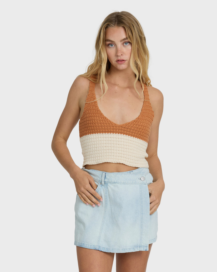 Billabong Anders Tank-Caramel Cafe