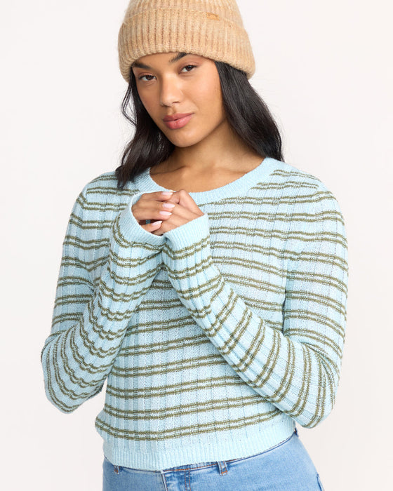 Billabong Clare Sweater-Misty Blue