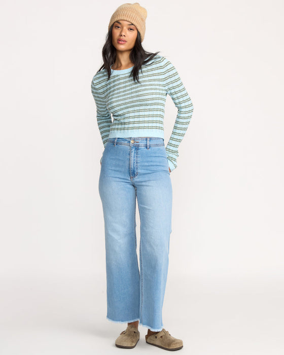 Billabong Clare Sweater-Misty Blue