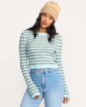 Billabong Clare Sweater-Misty Blue