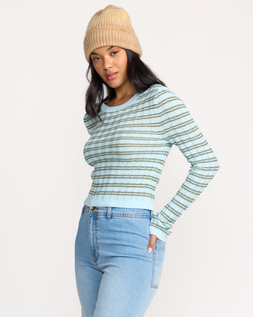 Billabong Clare Sweater-Misty Blue