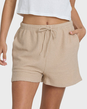 Billabong Maya Knit Shorts-Oatmeal