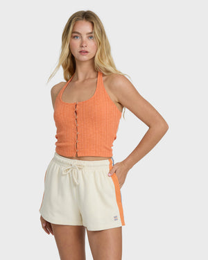 Billabong Classic Feels Fleece Shorts-White Cap