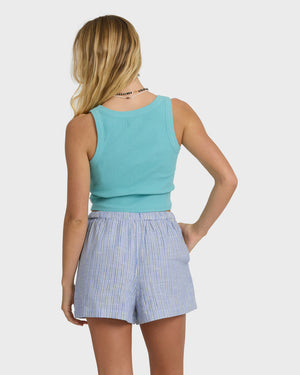 Billabong Wanderer Print Shorts-Twilight Blue— Alternate View