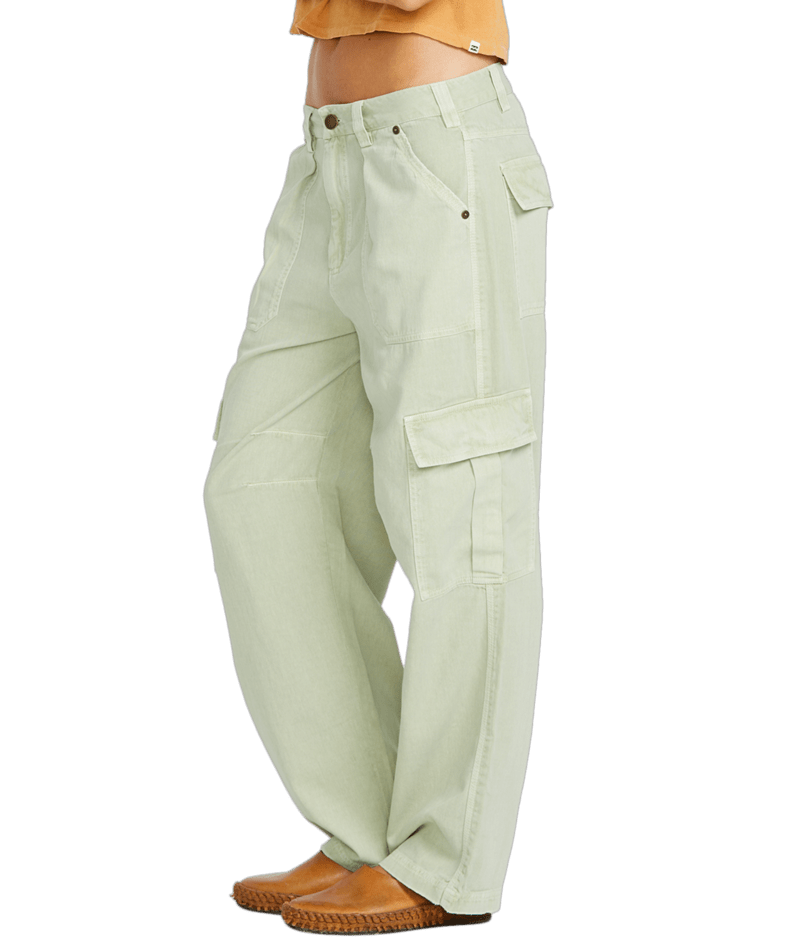 Billabong Walk Along Pants-Pistachio