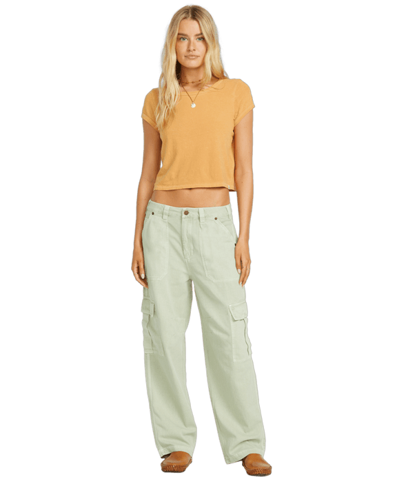 Billabong Walk Along Pants-Pistachio
