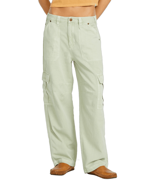 Billabong Walk Along Pants-Pistachio