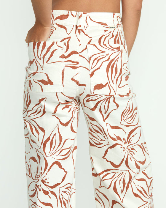 Billabong Free Fall Twill Pants-Salt Crystal