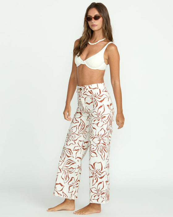 Billabong Free Fall Twill Pants-Salt Crystal