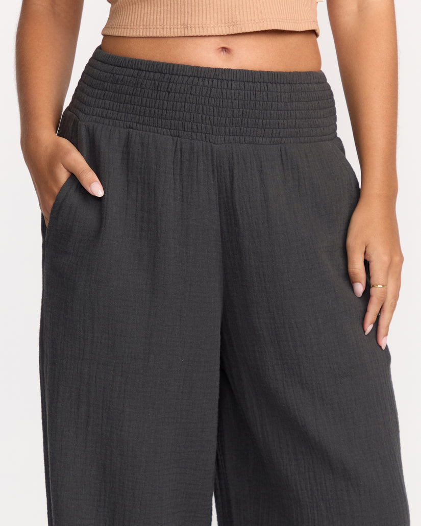 Billabong New Waves Gauze Pants-Blasted Blue
