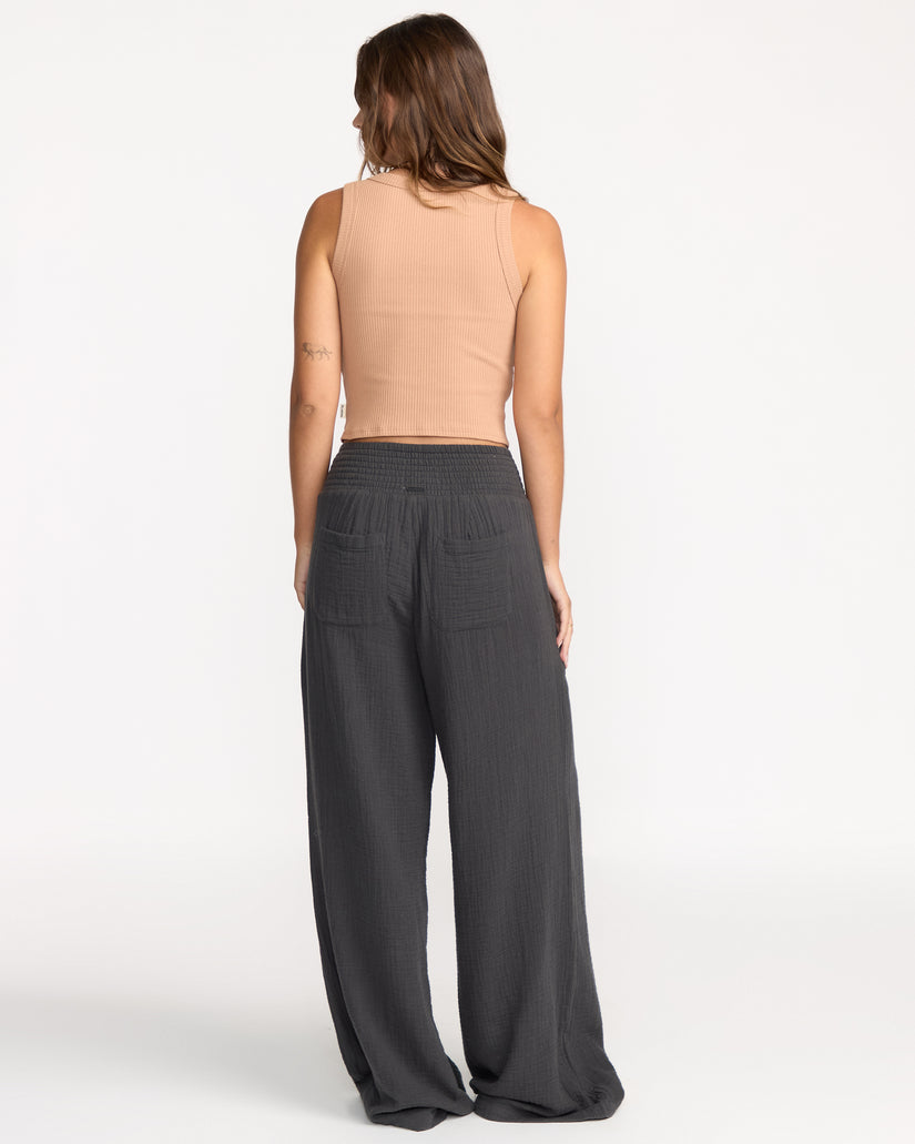 Billabong New Waves Gauze Pants-Blasted Blue