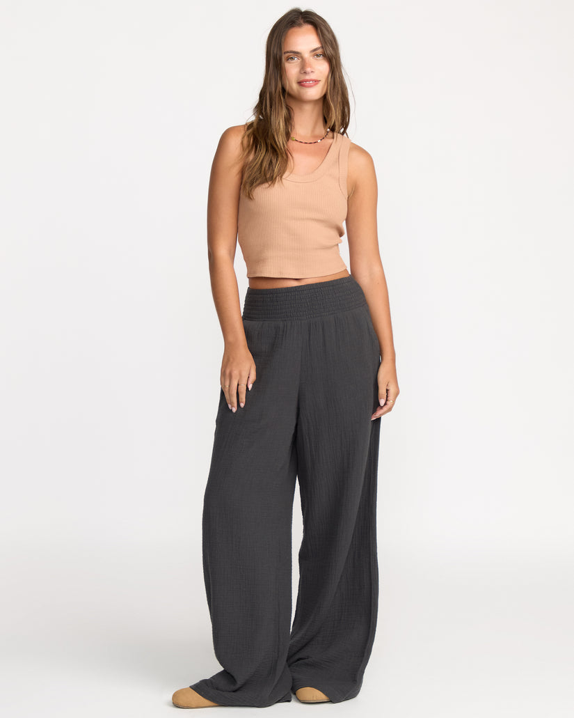 Billabong New Waves Gauze Pants-Blasted Blue