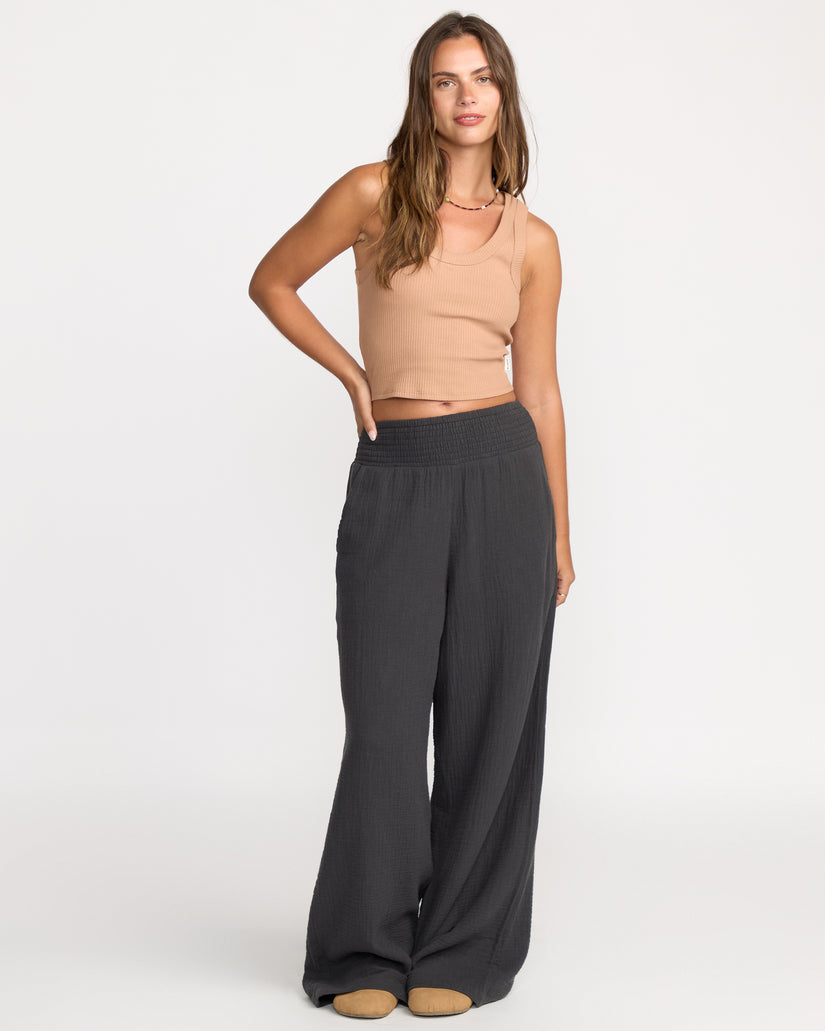 Billabong New Waves Gauze Pants-Blasted Blue
