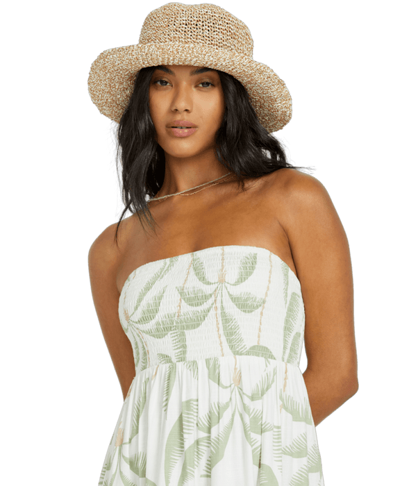 Billabong Tropical Haze Dress-Salt Crystal