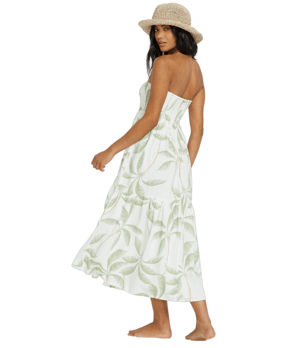 Billabong Tropical Haze Dress-Salt Crystal