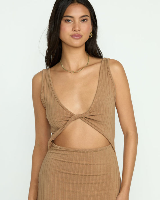 Billabong Take A Look Dress-Rose Brown