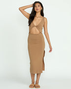 Billabong Take A Look Dress-Rose Brown