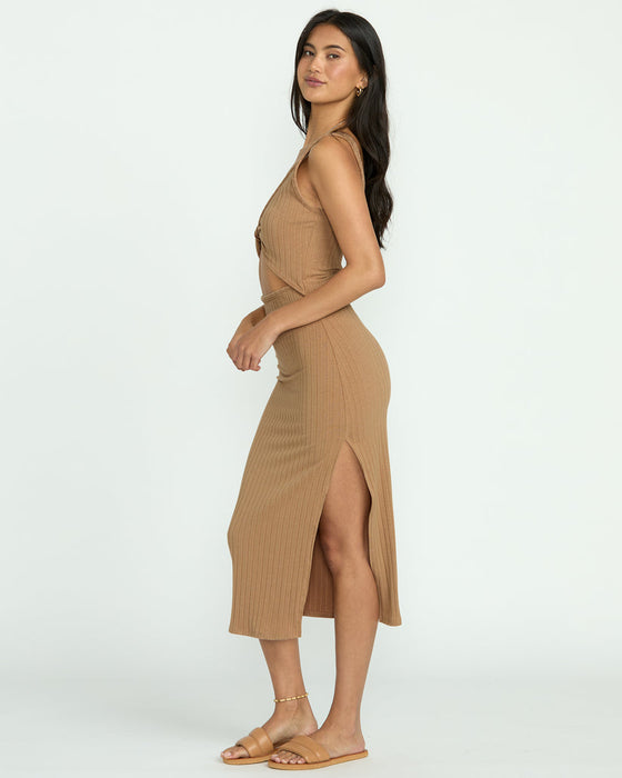 Billabong Take A Look Dress-Rose Brown