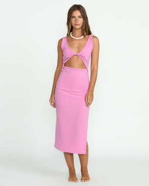 Billabong Take A Look Dress-Bright Rose