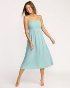 Billabong Off The Coast Dress-Blue Fog
