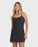 Billabong Midnight Wave Mini Dress-Black Sands