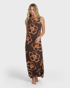 Billabong Sunkissed Maxi Dress-Teak