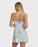 Billabong By Your Side Mini Dress-White Multi