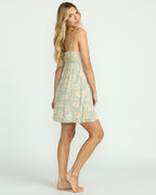 Billabong Last Sunset Mini Dress-Pistachio
