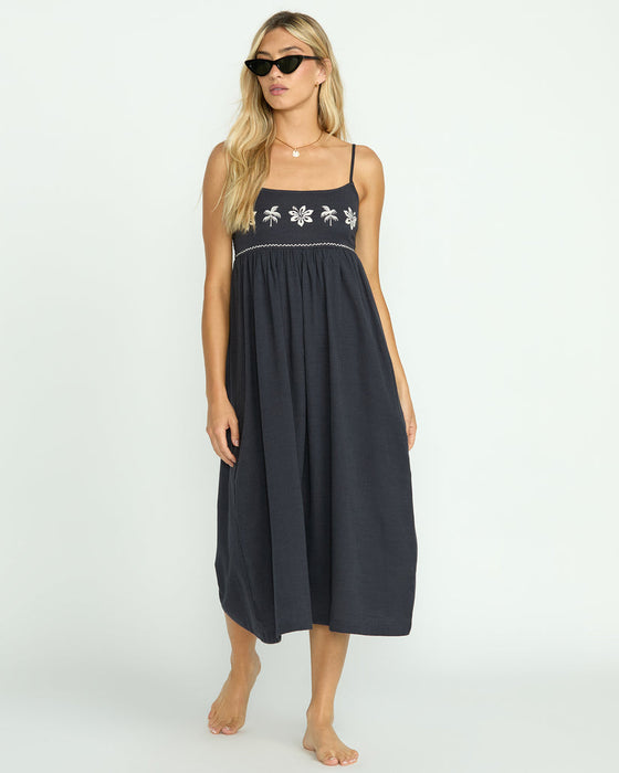 Billabong Days End Dress-Black Sands