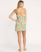 Billabong So Chill Mini Dress-White Print