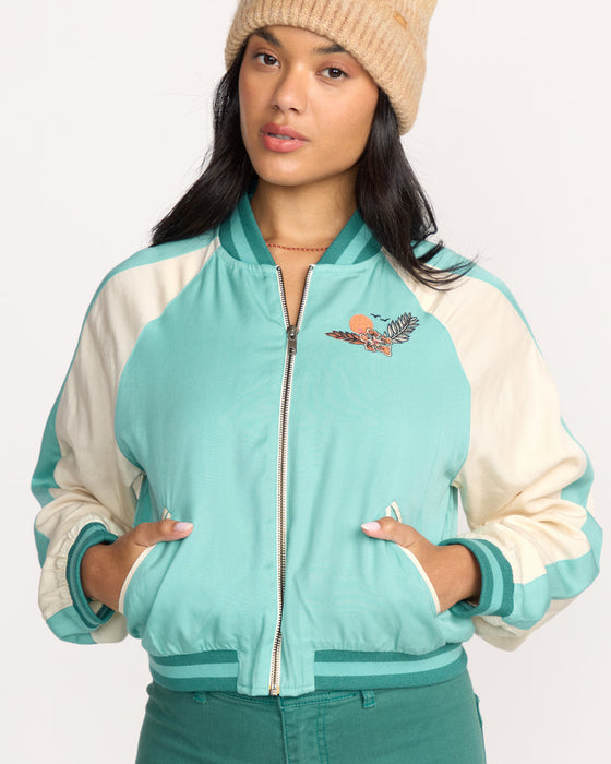 Billabong Dream Vacation Jacket-Misty Blue