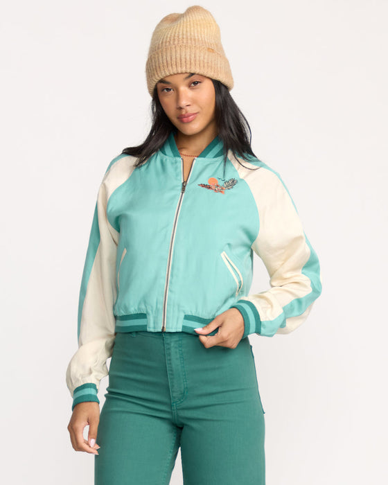 Billabong Dream Vacation Jacket-Misty Blue