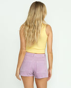 Billabong Free Fall Cord Shorts-Amethyst Smoke