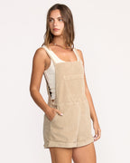 Billabong Wild Pursuit Cord Romper-Cobblestone