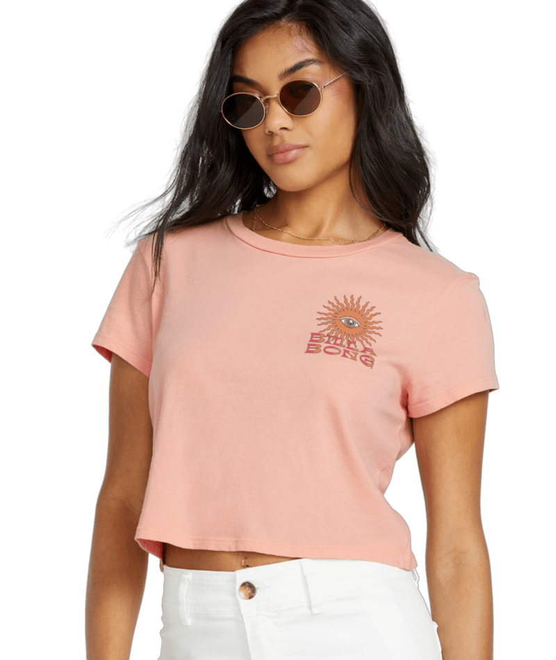 Billabong Wave Trip Tee-Faded Rose