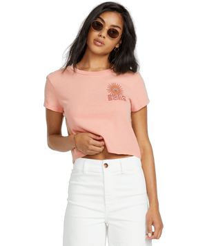 Billabong Wave Trip Tee-Faded Rose