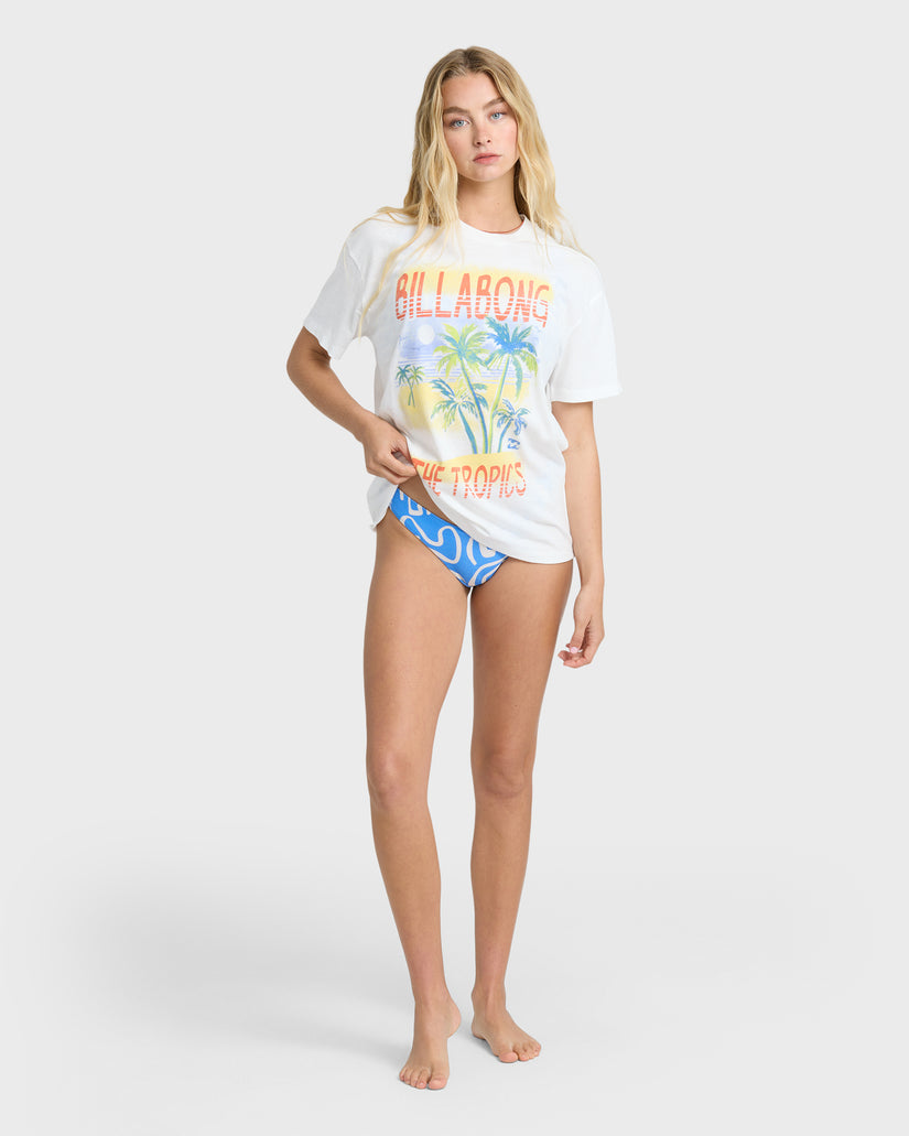 Billabong Lush Escape Tee-Salt Crystal