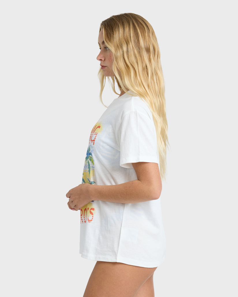Billabong Lush Escape Tee-Salt Crystal