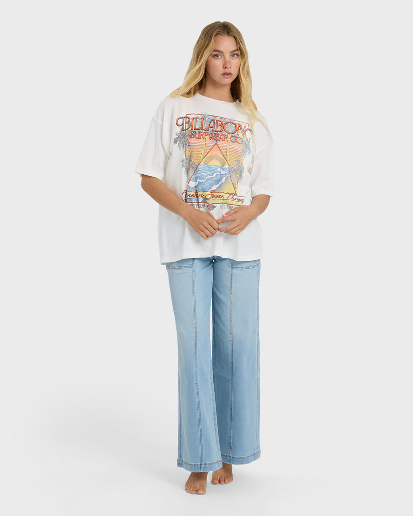 Billabong Sun Meets Sea Tee-Salt Crystal