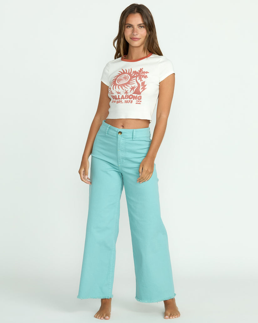 Billabong Electric Feeling Tee-Salt Crystal