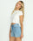 Billabong Sunshine Surf Babes Tee-Salt Crystal