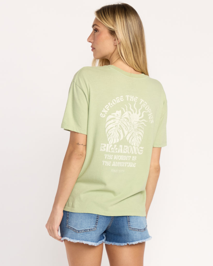 Billabong Paradise Calling Tee-Pistachio